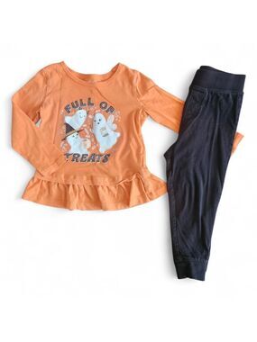 5/$25 Carter's Orange and Black Kids Matching Set
